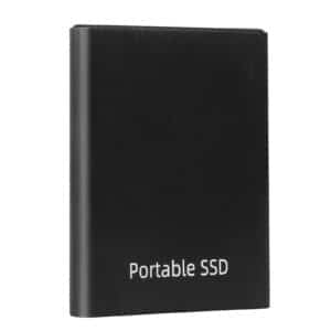 Disque dur à haute vitesse et ultra-rapide. SSD portable à motif brossé