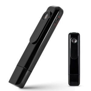 Stylo caméra enregistreur vidéo. Appareil photo 1080P HD. Réduction de bruit. Stylo USB noir