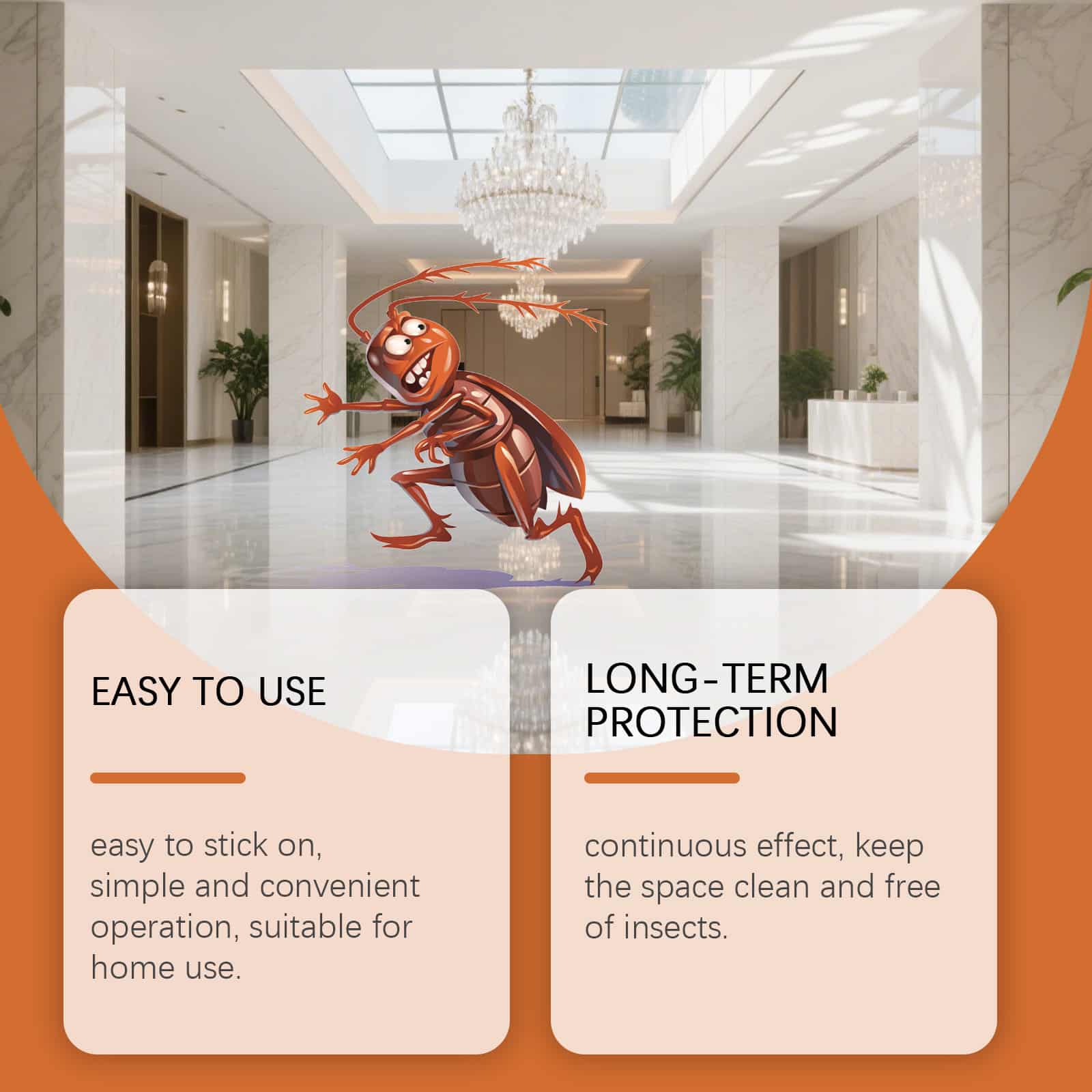 Nettoyage de la cuisine intérieure. Appât anti-cafards ultra-efficace pour tuer les cafards – Image 6