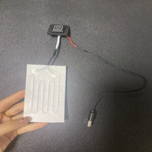 Elément chauffant électrique étanche et pliable