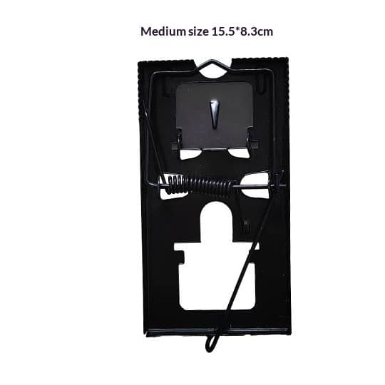 Lot de 1 et 2 pièges à souris à grande pédale en fer – Image 4