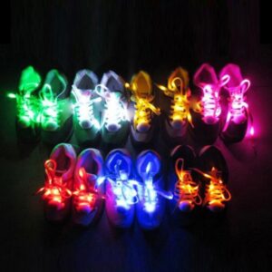 Lacets de chaussures lumineux LED