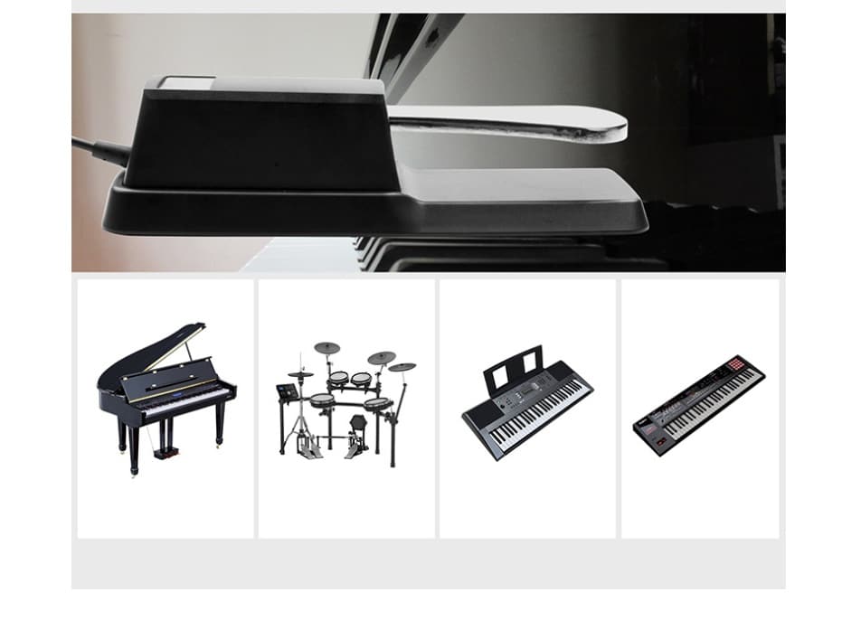 Pédale universelle de sustain pour piano électronique et piano électrique – Image 4