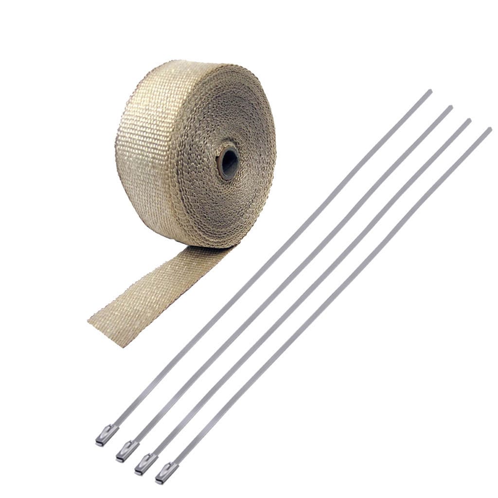 Bande d’isolation modifiée pour voiture, isolant les tuyaux d’échappement de moto en coton – Image 4
