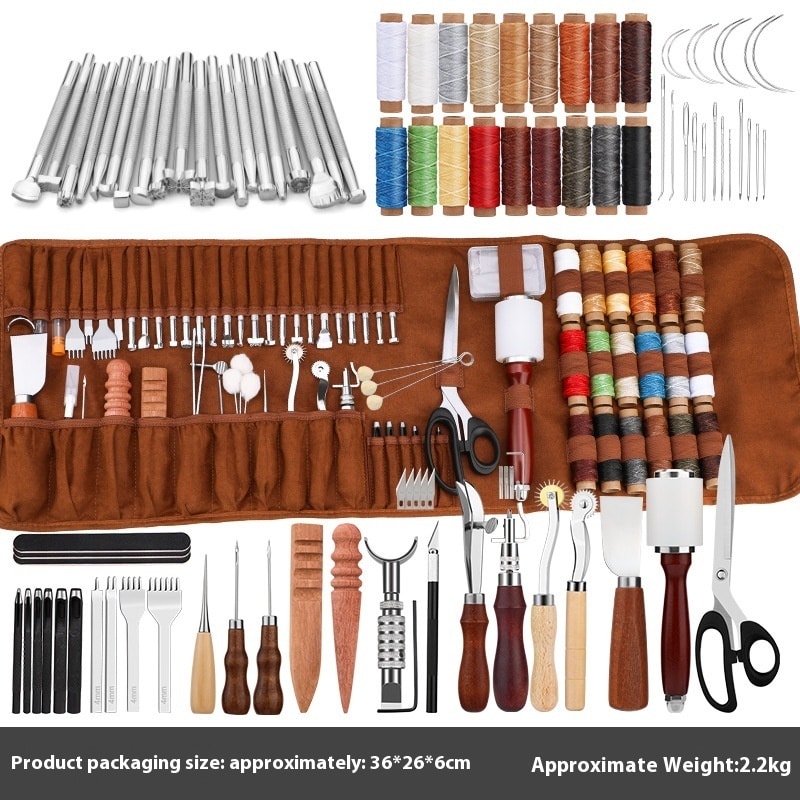 Kit d'outils pour travailler le cuir – Image 3