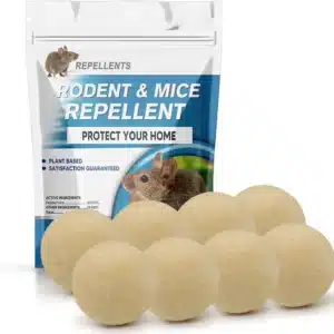 Lot de 8 boules anti-souris et anti-rats. Eradication totale des rongeurs, haute performance