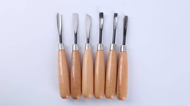 Lot de 6 ou 8 pièces d’outils de sculpture sur bois. Kit de précison – Image 9