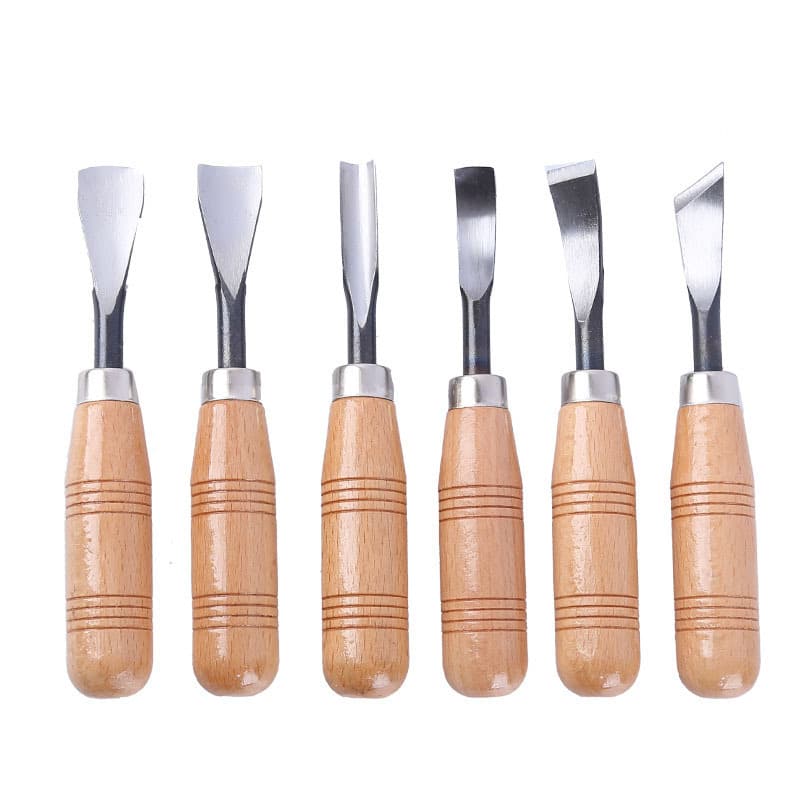 Lot de 6 ou 8 pièces d’outils de sculpture sur bois. Kit de précison – Image 2
