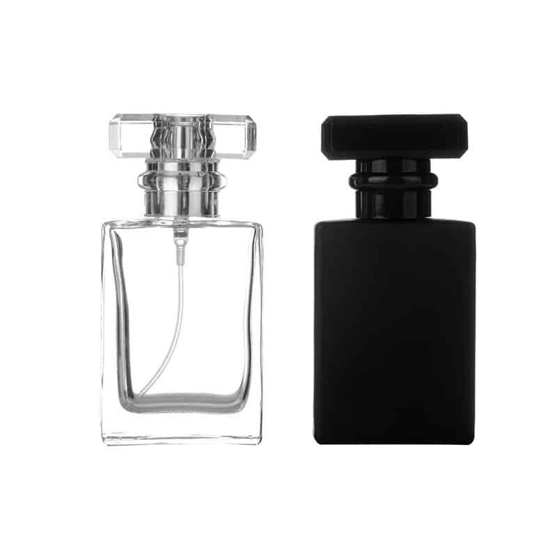 Bouteille de parfum vide en verre, vaporisateur rechargeable et portable