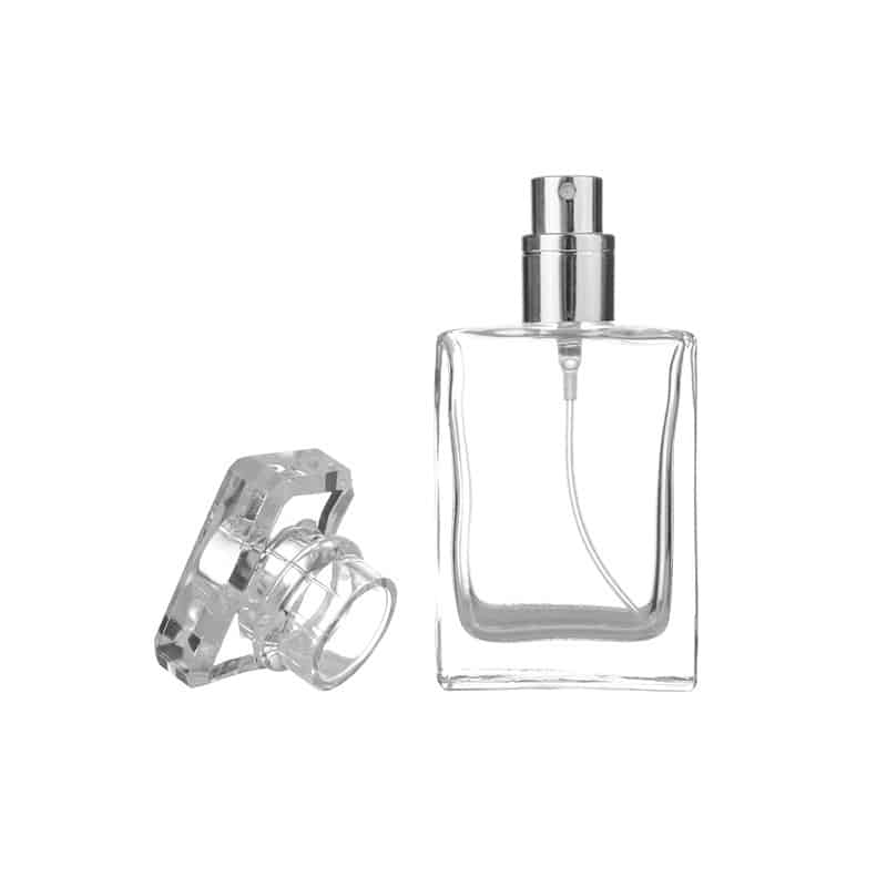 Bouteille de parfum vide en verre, vaporisateur rechargeable et portable – Image 2