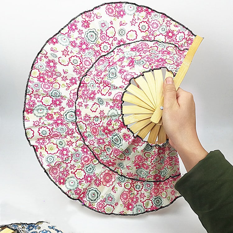 Chapeau éventail pliable et portable pour femmes