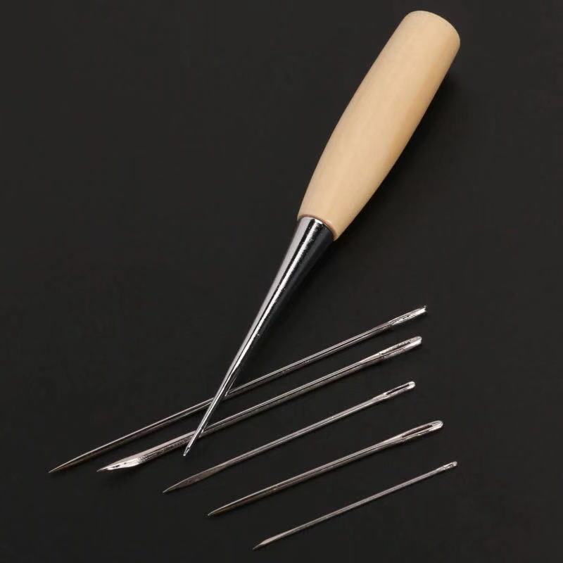 Kit de 4 outils pour coudre le cuir à la main – Image 6