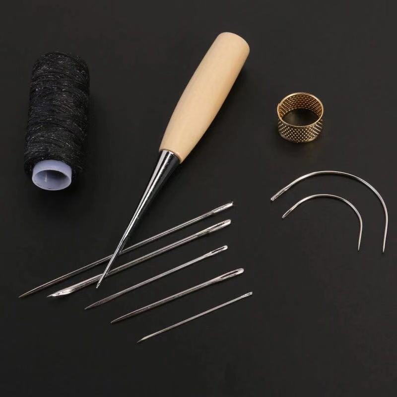 Kit de 4 outils pour coudre le cuir à la main – Image 3
