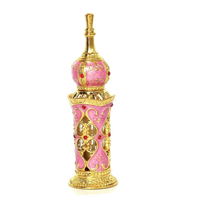 Flacon vide d’huiles essentielles en métal de 12 ml, rechargeable. Flacon de parfum décoration cadeaux – Image 2
