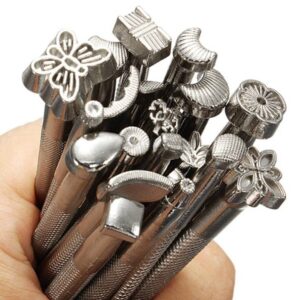 Lot de 20 outils de fabrication de selles pour le travail du cuir