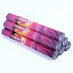 Lot de 6 encens de yoga. Encens indien aromatique. Désodorisant pour la maison et la salle de bain