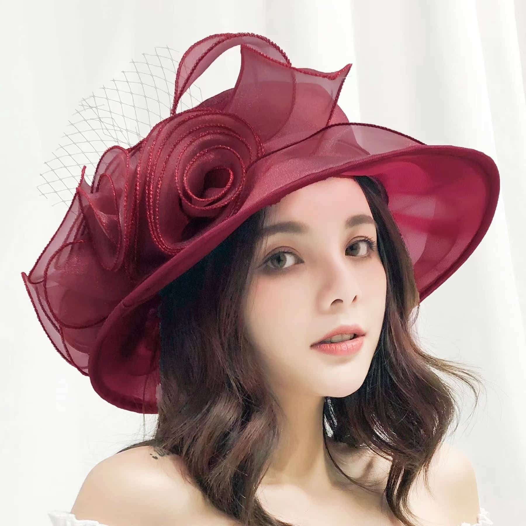 Chapeau de cérémonie et de mariage élégant pour femmes – Image 3