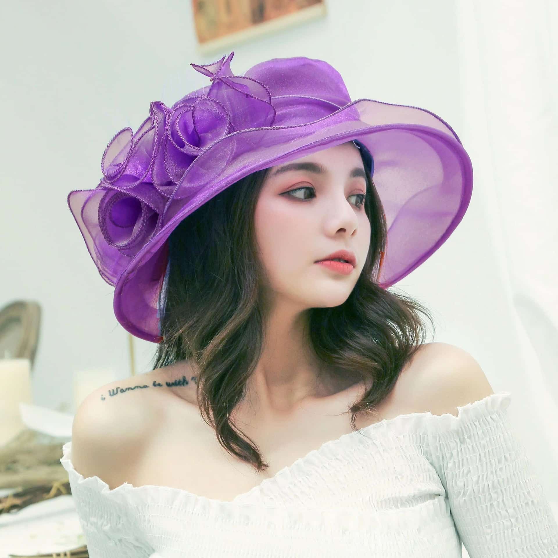 Chapeau de cérémonie et de mariage élégant pour femmes – Image 5