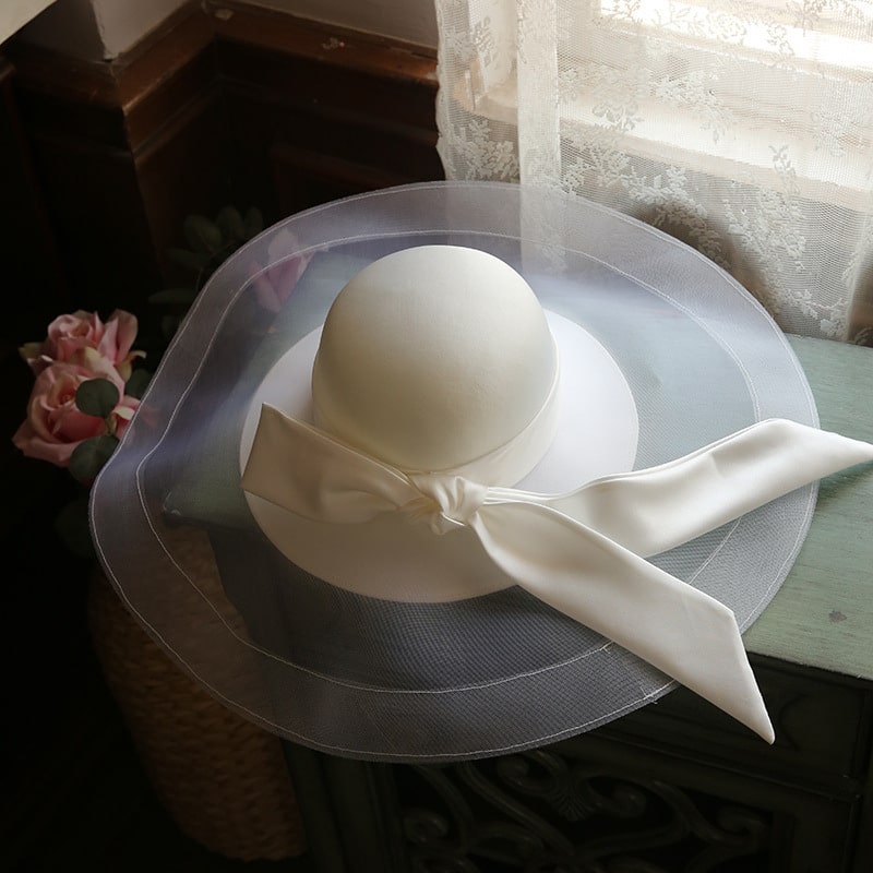 Chapeau de cérémonie et de mariage élégant pour femmes