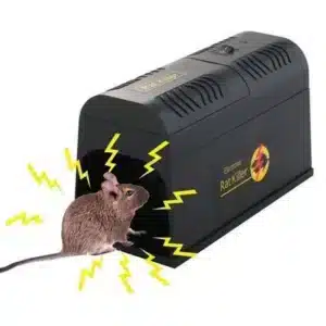 Grand piège à souris et à rats électrique haute tension à déclenchement automatique pour rongeurs
