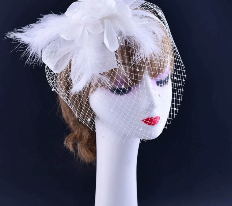 Chapeau de cérémonie et de mariage élégant pour femmes