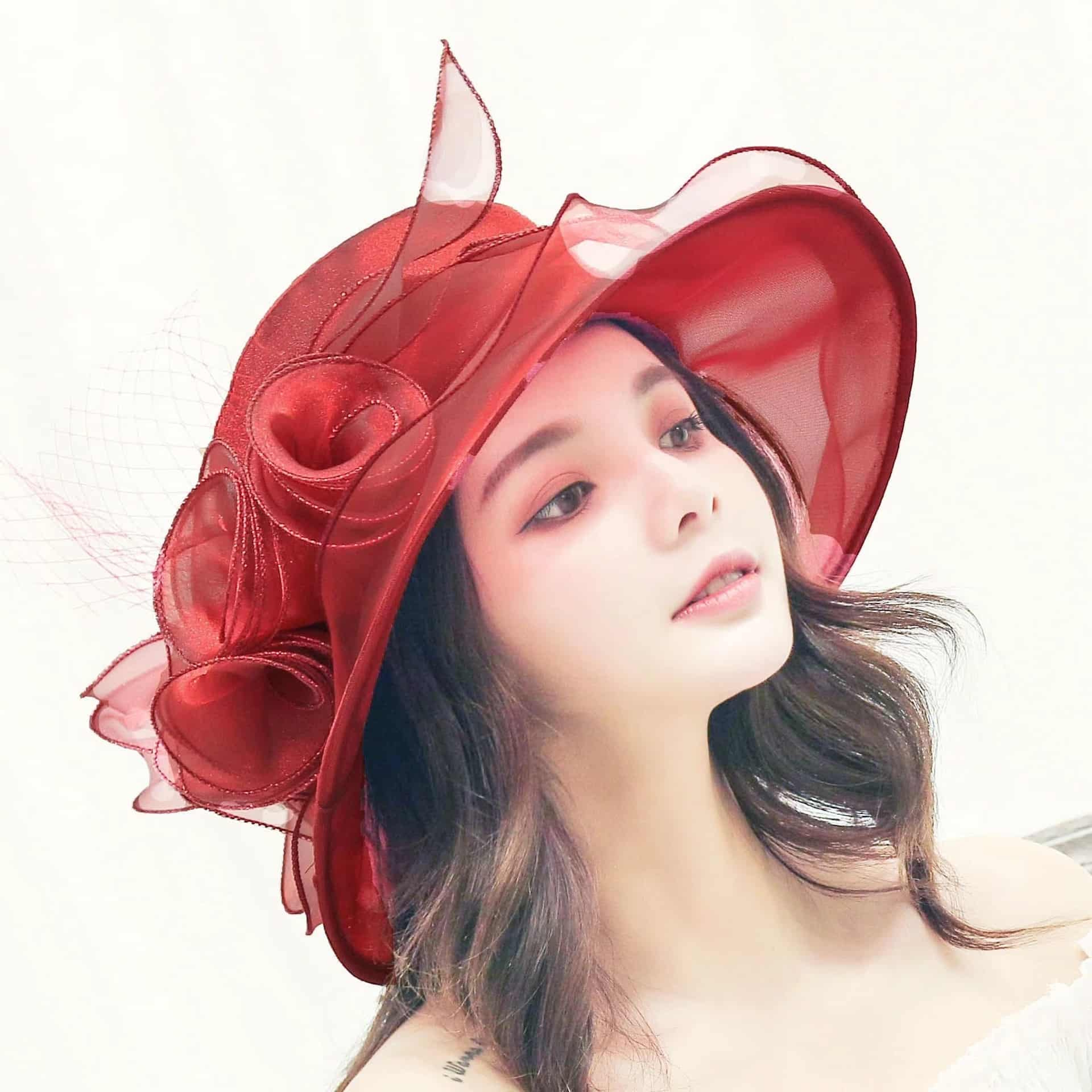 Chapeau de cérémonie et de mariage élégant pour femmes – Image 7
