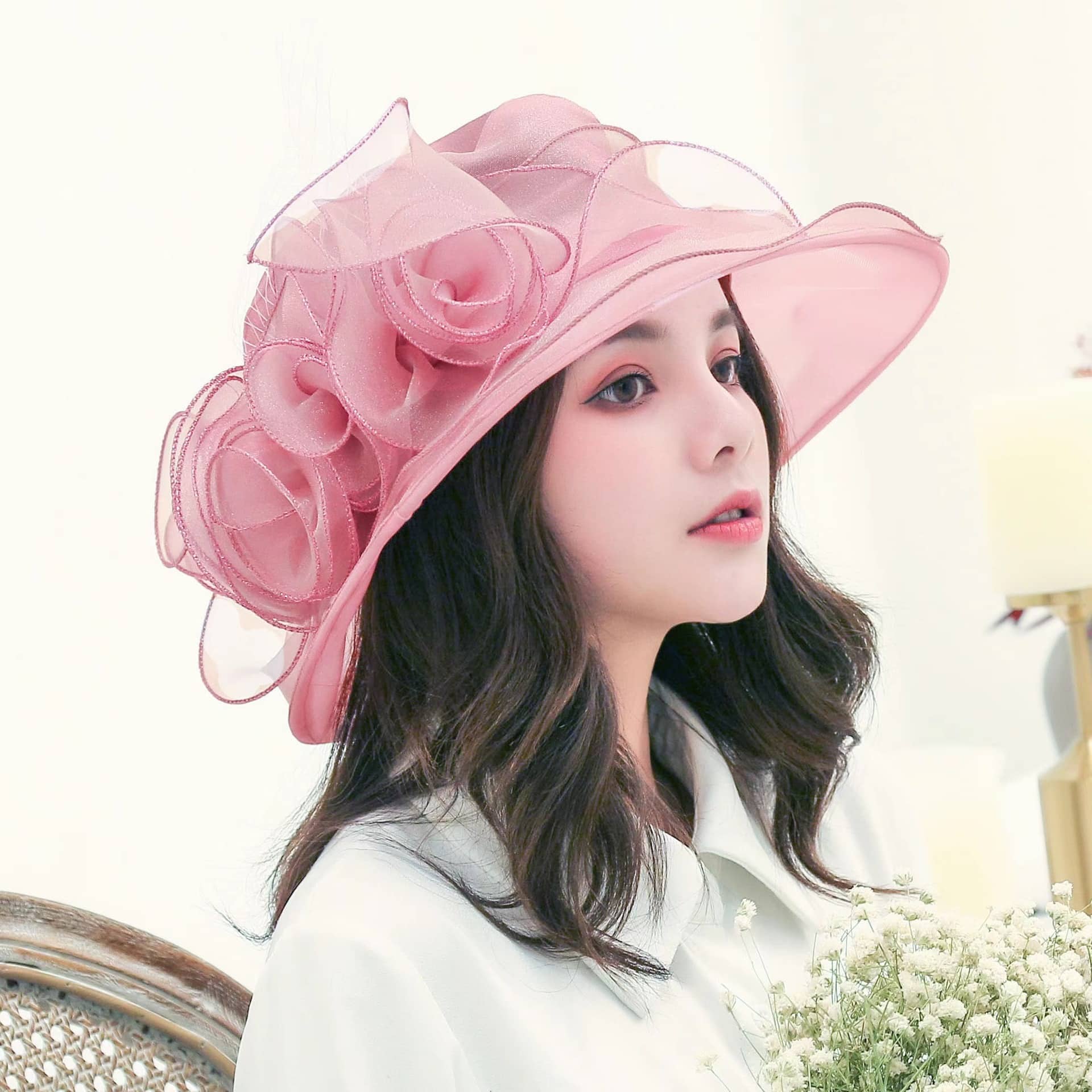 Chapeau de cérémonie et de mariage élégant pour femmes – Image 9