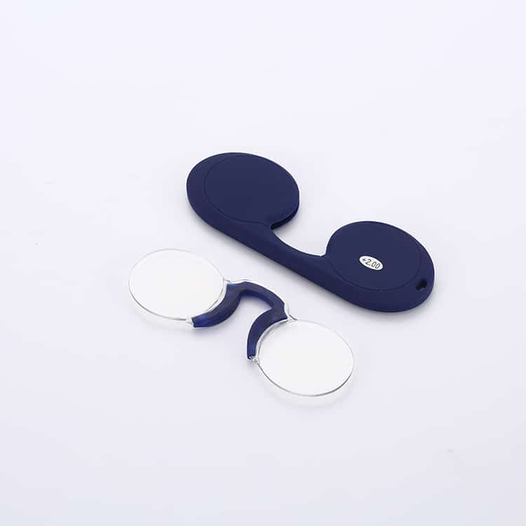 Lunettes de lecture pince-nez portables avec étui en silicone souple pour hommes et femmes – Image 5