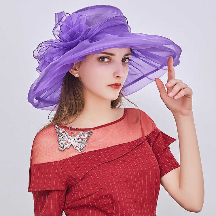 Chapeau de cérémonie et de mariage élégant pour femmes