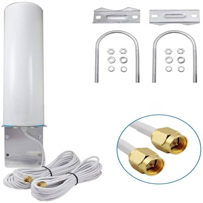 Antenne 4G extérieure omnidirectionnelle double connecteur 4dBi – Image 3