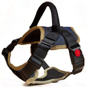 Harnais pour chiens. Gilet de promenade ajustable souple à bande réfléchissante respirante
