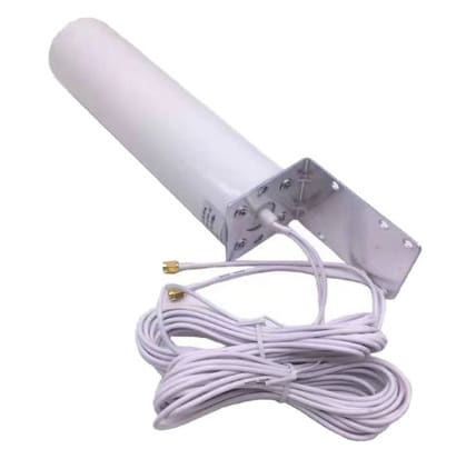 Antenne 4G extérieure omnidirectionnelle double connecteur 4dBi