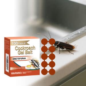Lot de 100 appâts. Gel anti-cafards et anti-blattes. Efficacité maximale