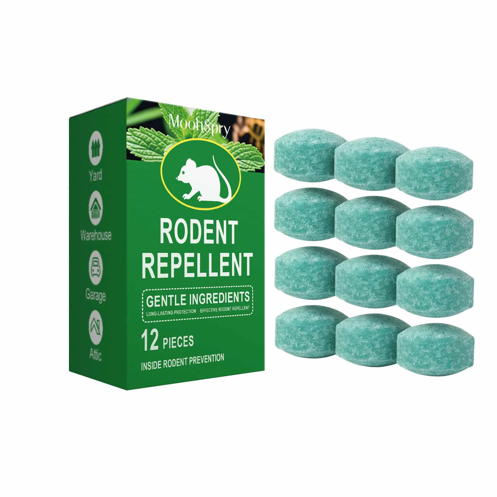 Lot de 12 boules anti-souris et anti-rats. Formule professionnelle ultra-puissante. Action rapide et durable – Image 6