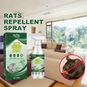 Spray répulsif anti-souris et anti-rats. Formule professionnelle ultra-puissante. Action rapide et durable