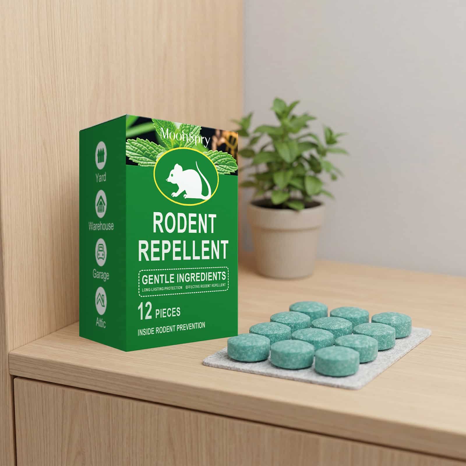 Lot de 12 boules anti-souris et anti-rats. Formule professionnelle ultra-puissante. Action rapide et durable – Image 9