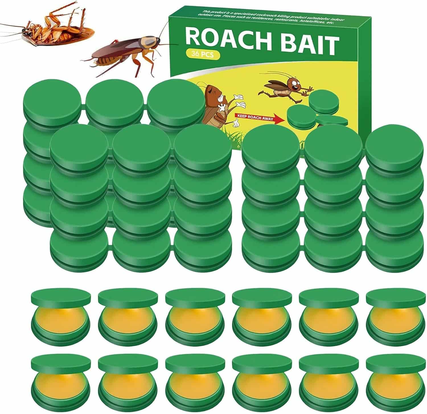 Lot de 30 boîtes anti-cafards et anti-blattes au gel. Formule professionnelle ultra-puissante. Elimine les nids entiers et détruit les oeufs. Action rapide et durable